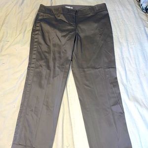 New York & Co taupe dress pant sz 10 flat front